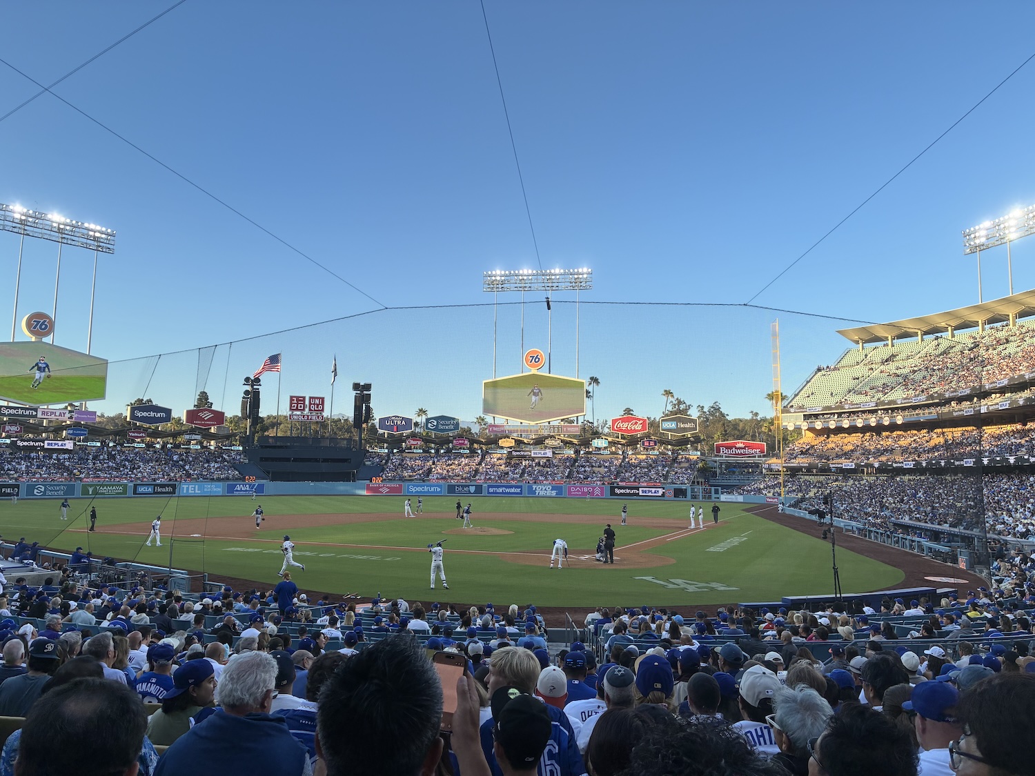 Photo from Dodgers Stadium